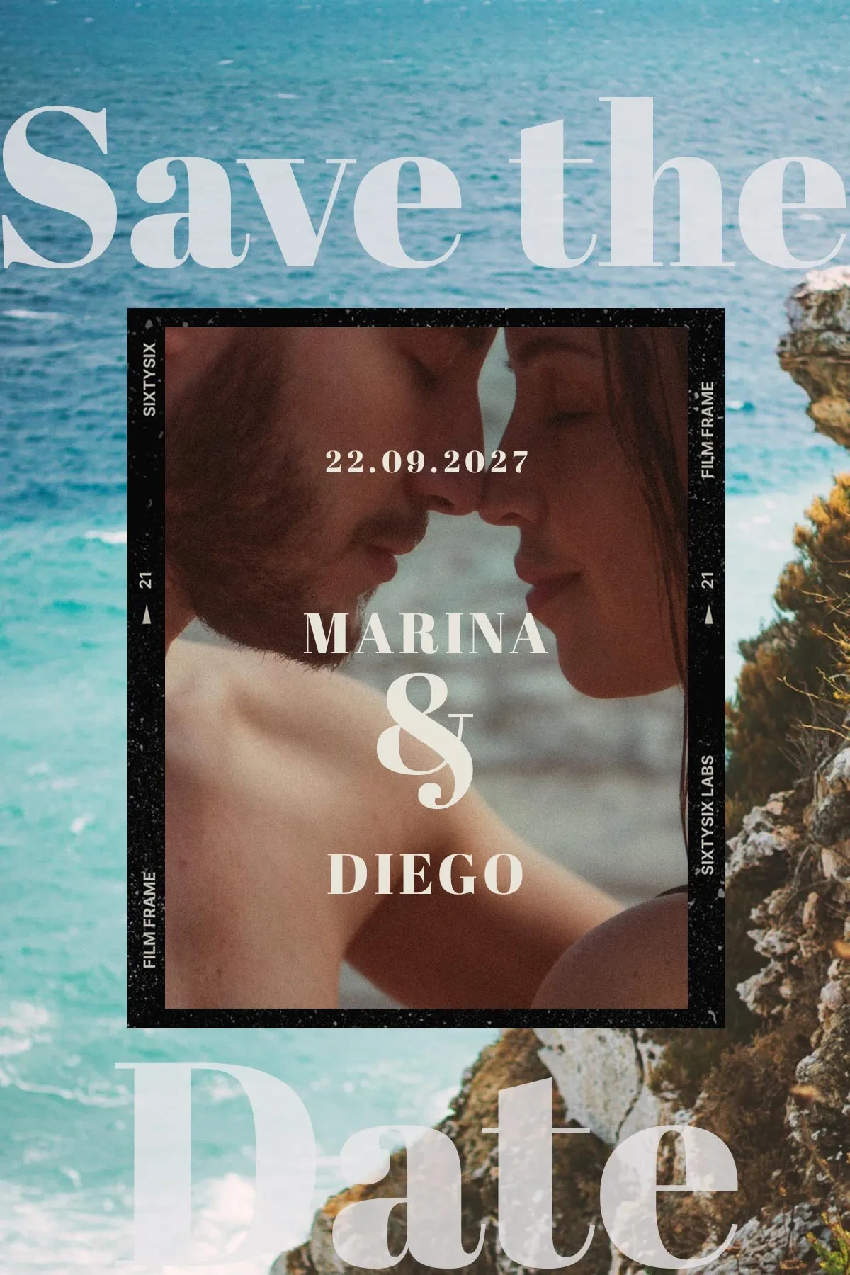 Save the date digital Save the Date - Polaroid