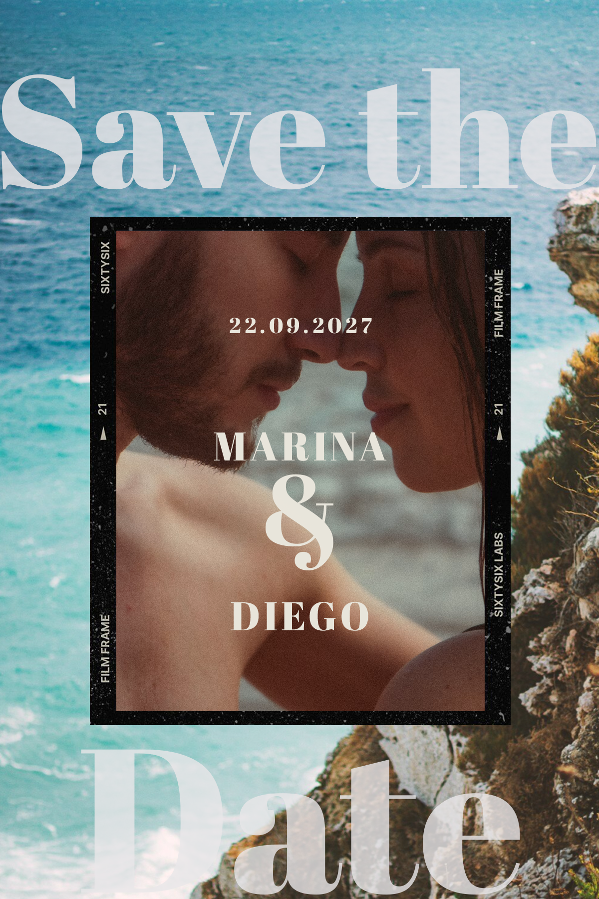 Save the date digital Save the Date - Polaroid