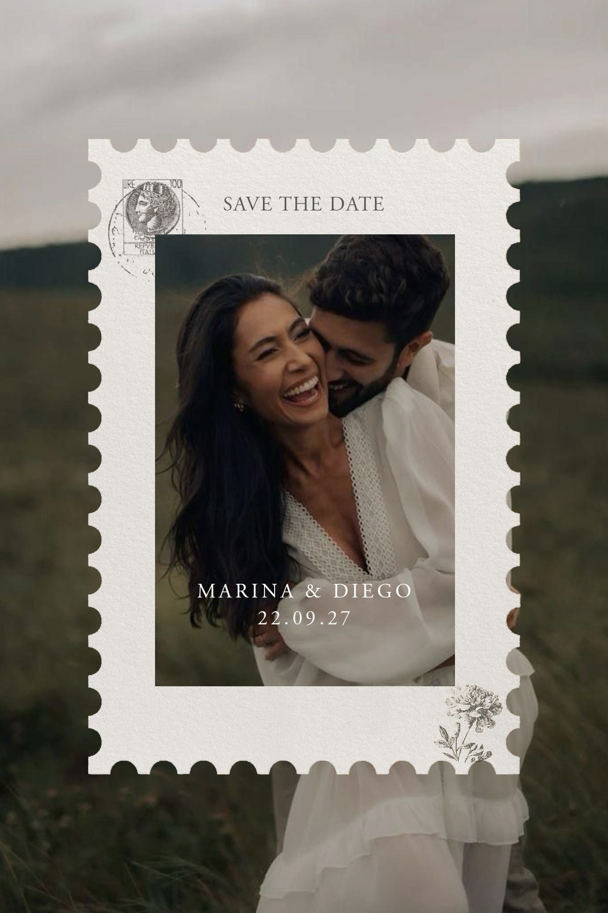 Save the date digital Save the Date - Marco papel